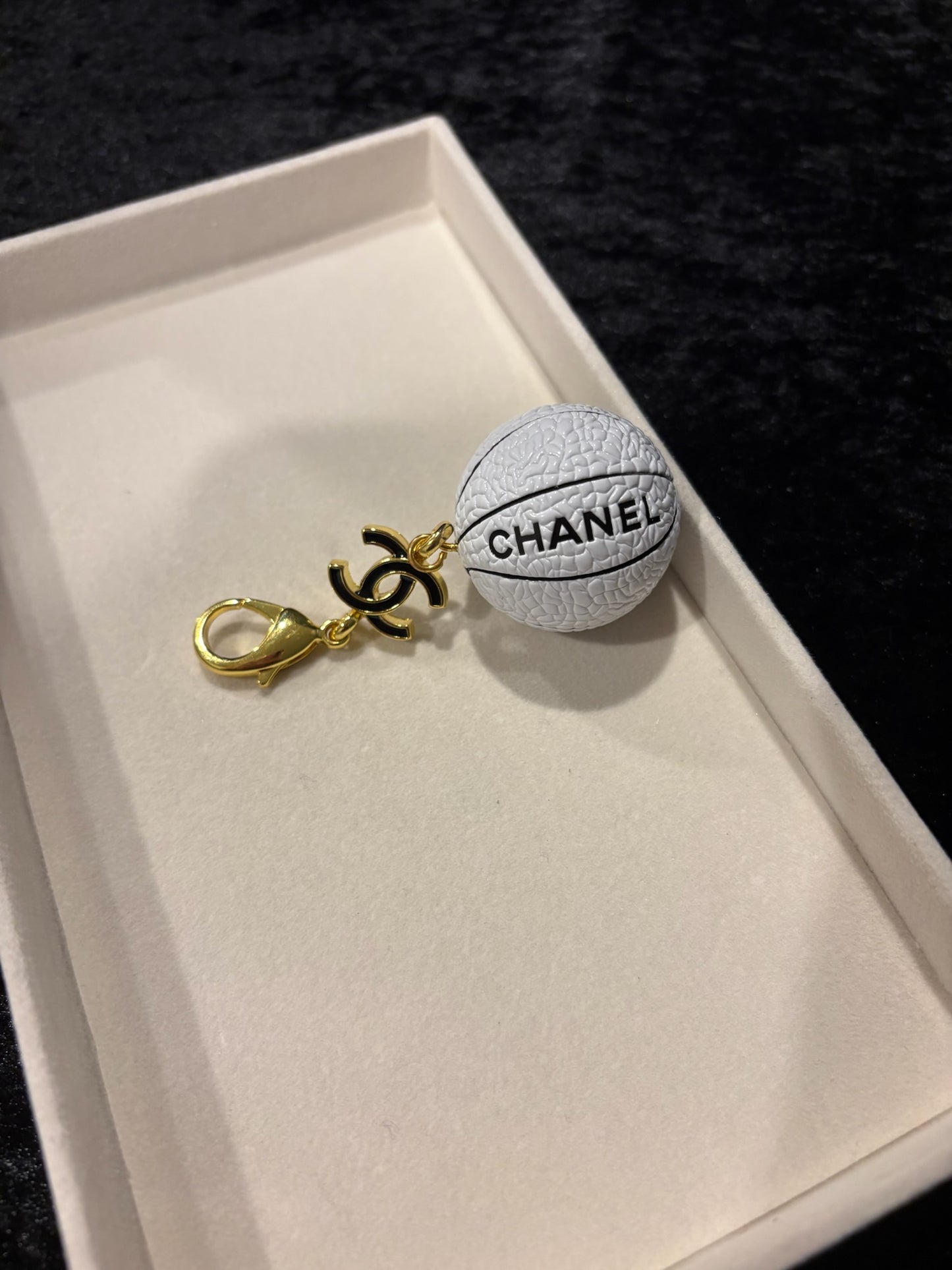 Courtside Luxe Hoop Charm
