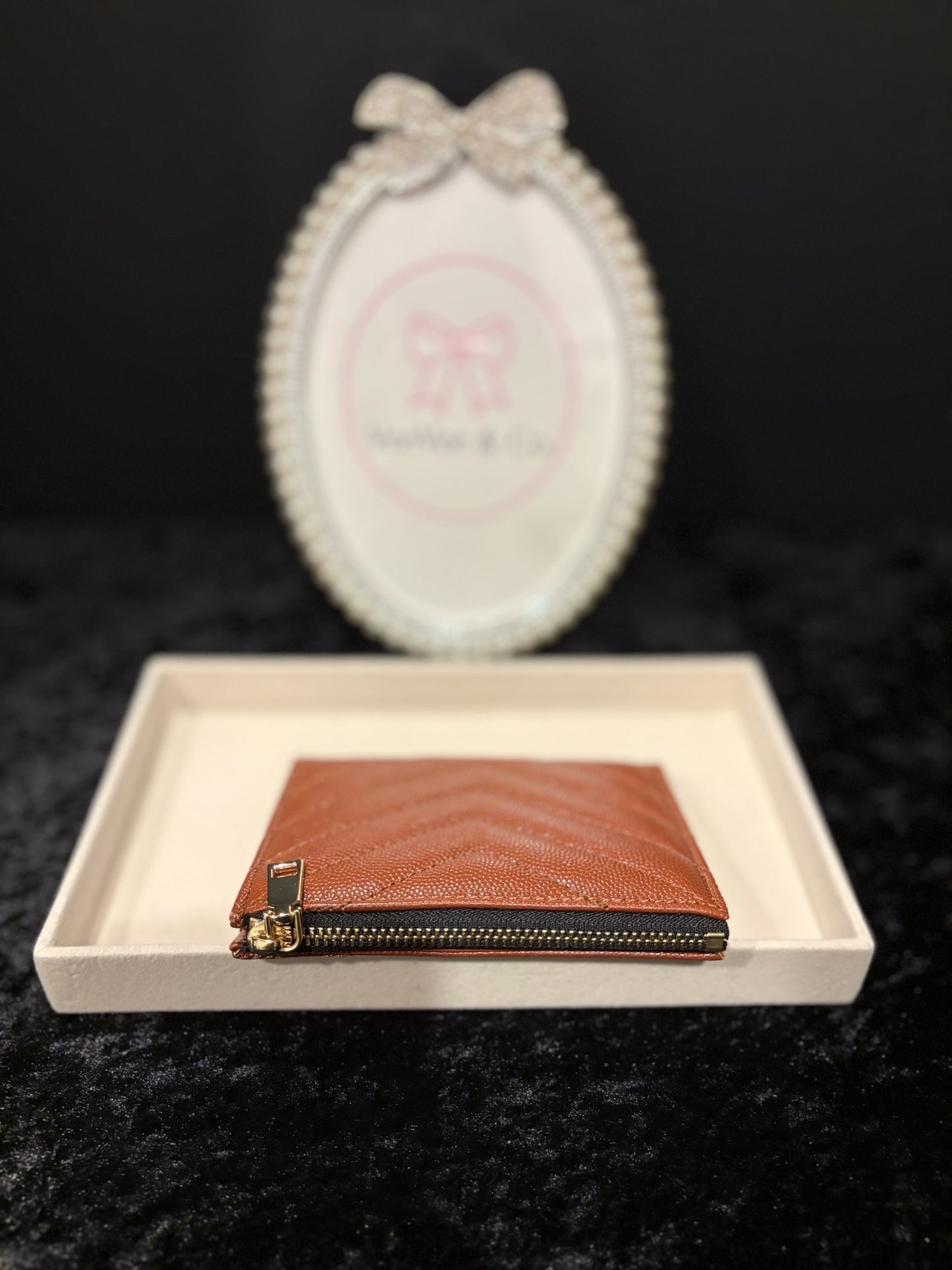 Café Quilted Wallet