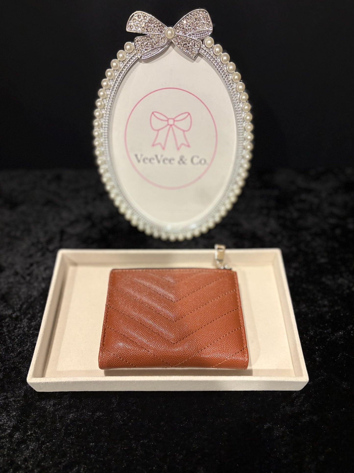 Café Quilted Wallet