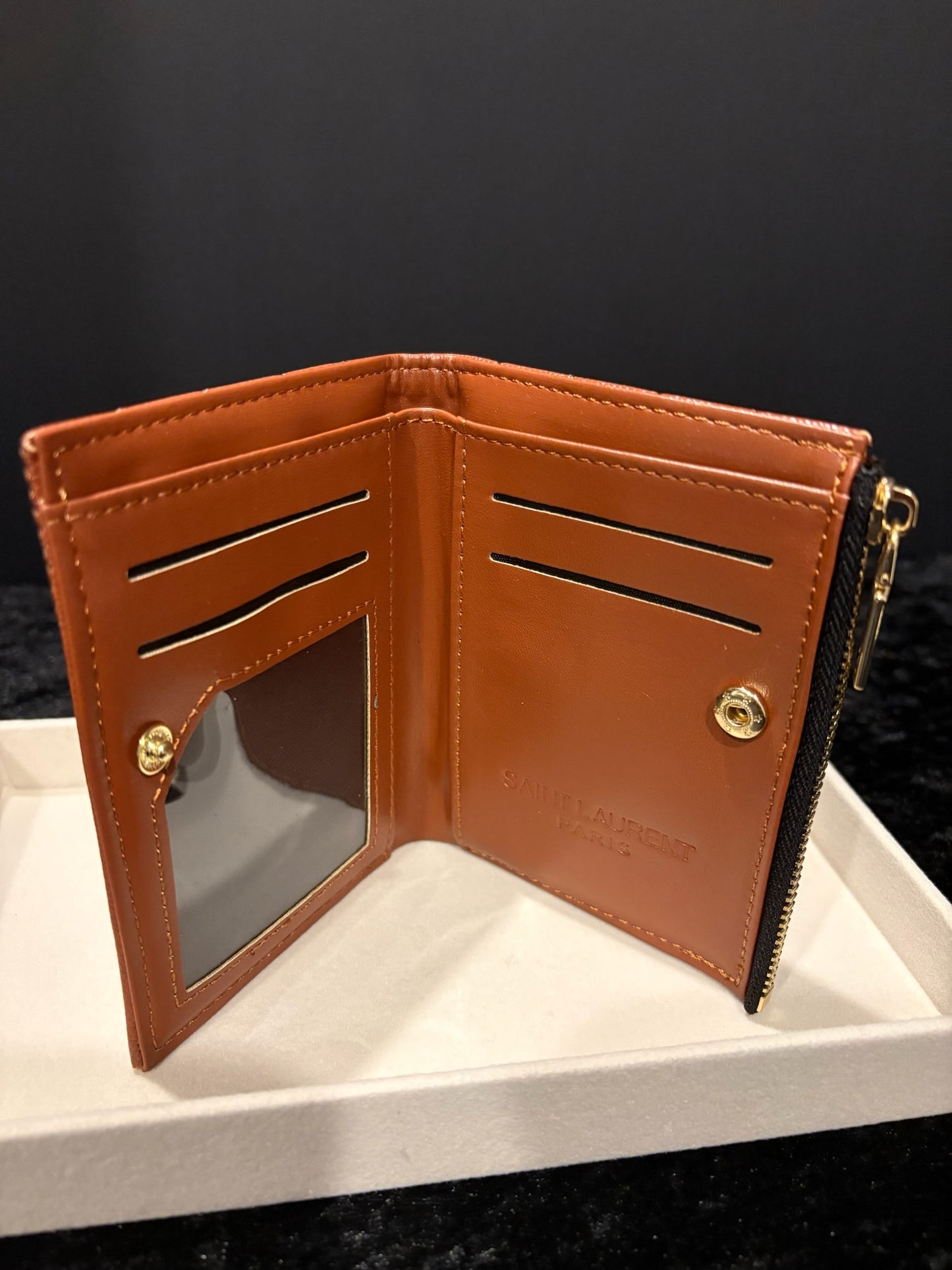 Café Quilted Wallet