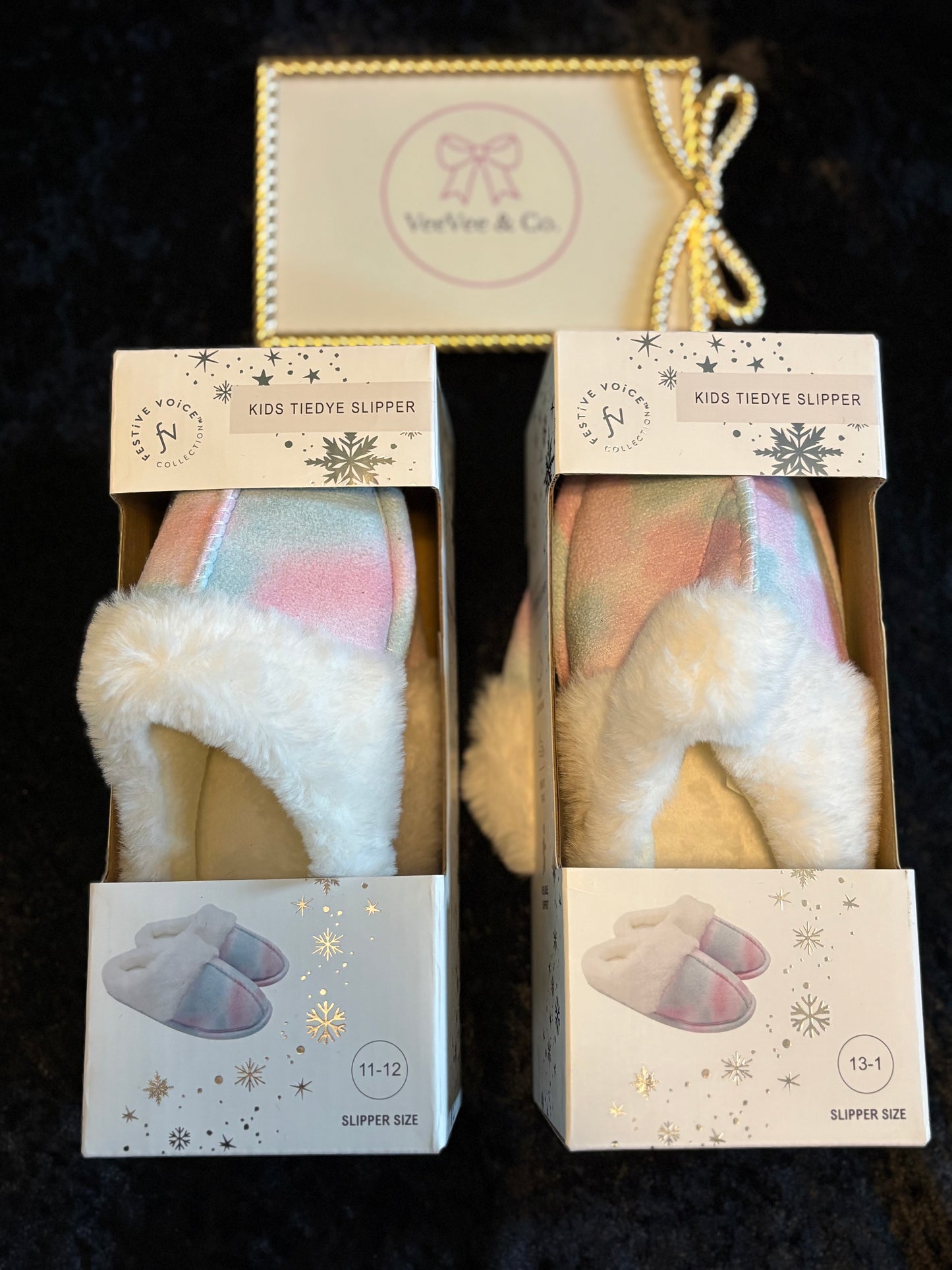 Snuggle Soft Tie-Dye Slippers