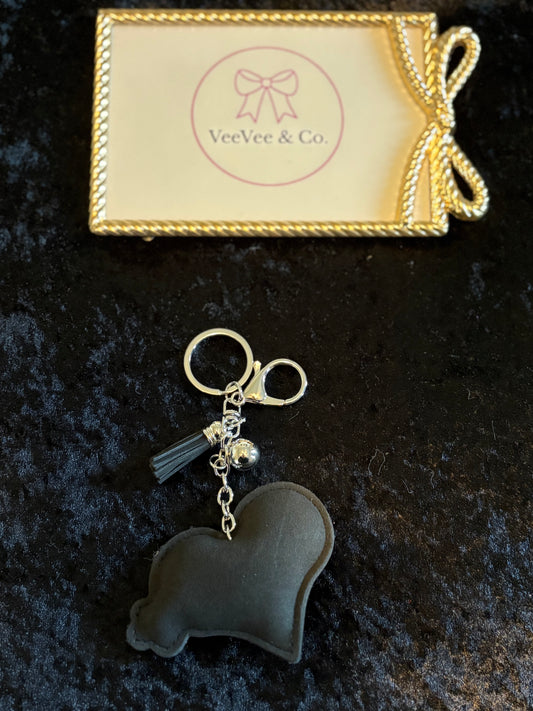 Pawfect Sparkle Heart Keychain