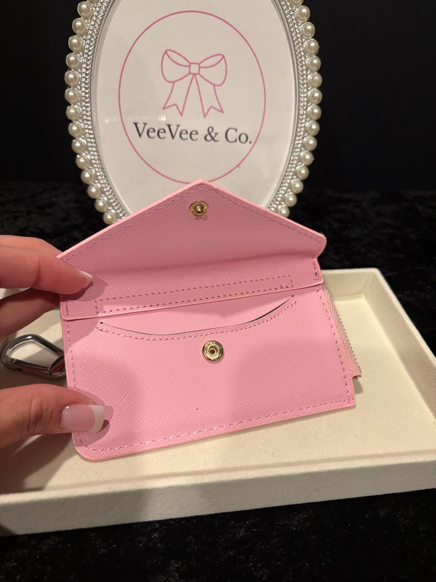 Rosé Pocket Muse Wallet