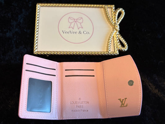 Light Pink Folding Wallet