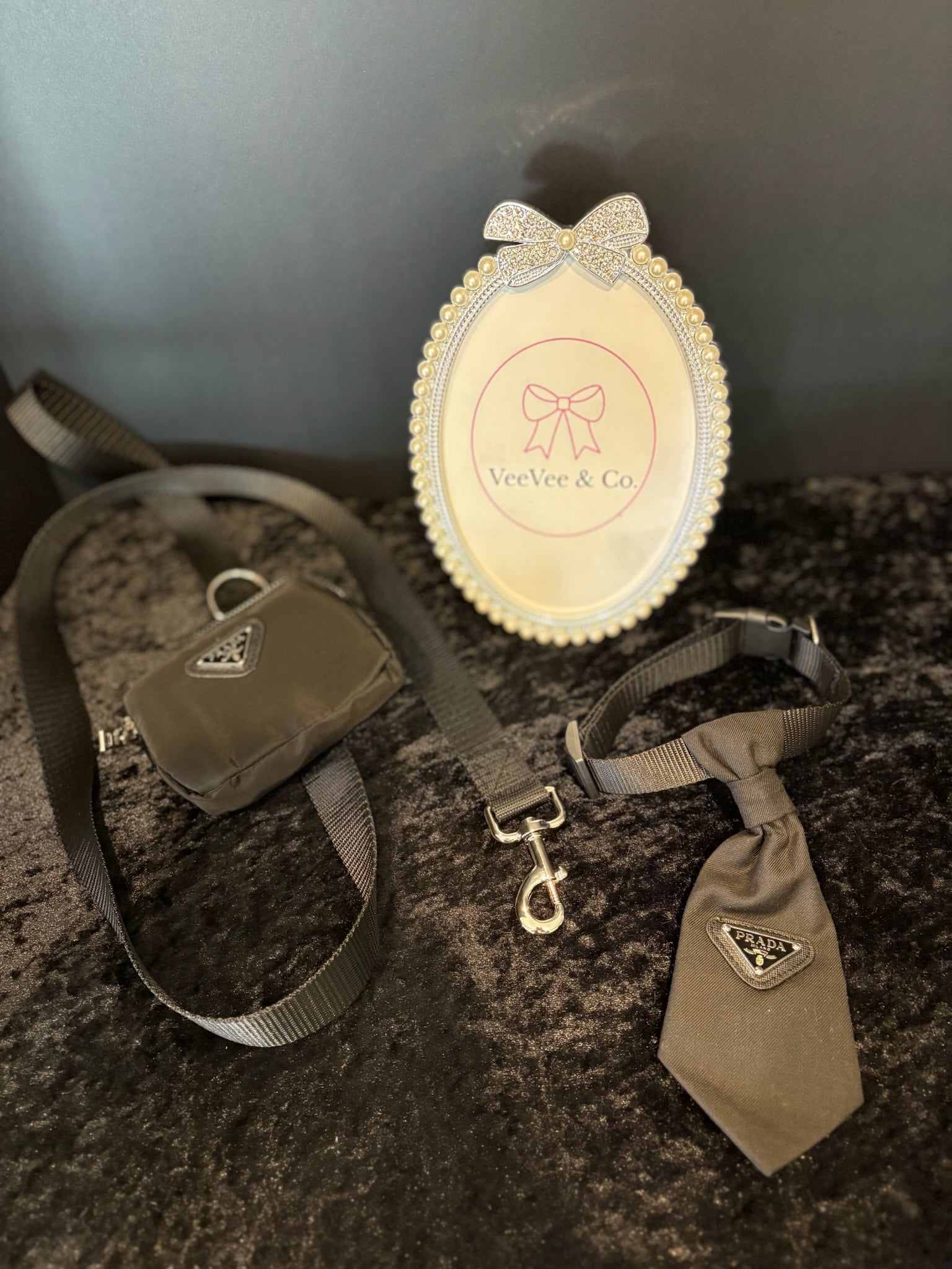 City Pup Luxe Walk Set – Collar, Leash & Treat Pouch ✨