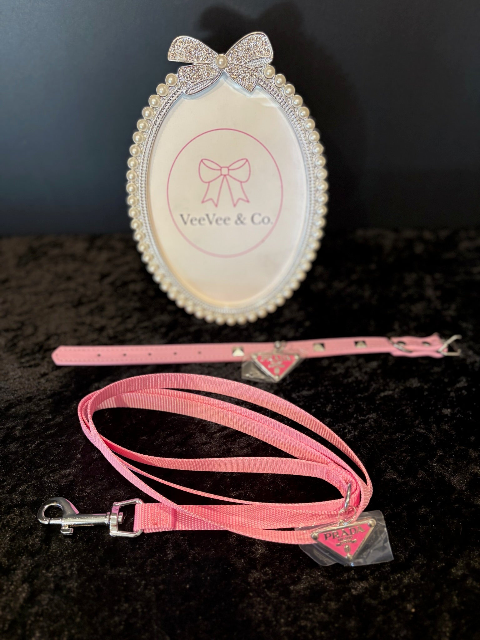 Pink Rebel Pup Walk Set – Studded Luxe Collection