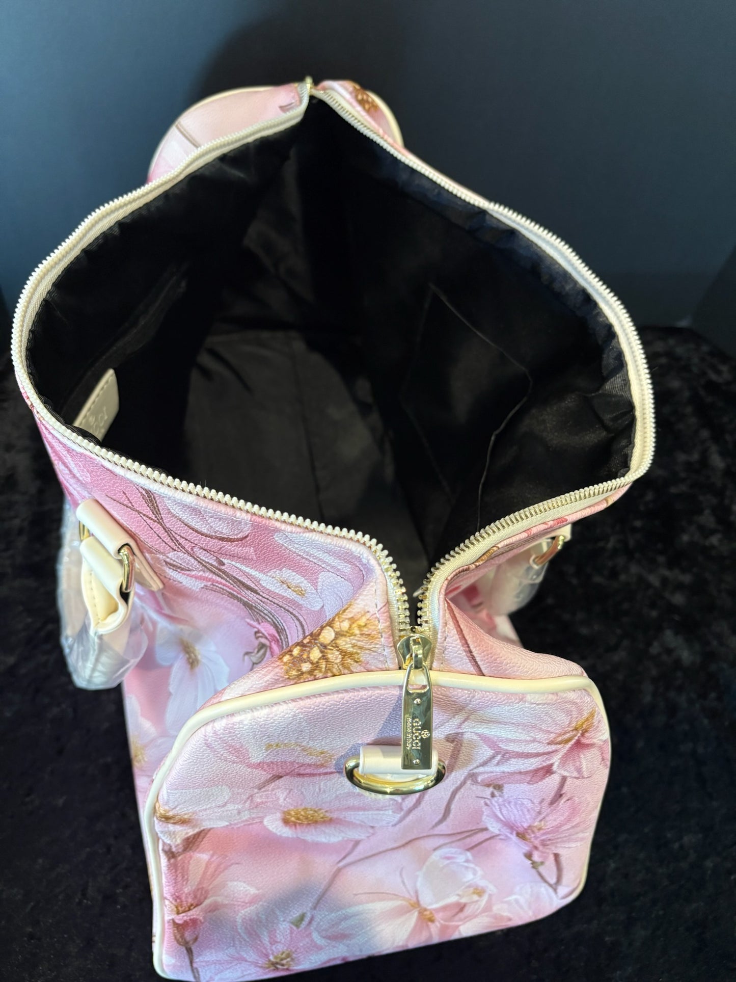 Blossom Travel Duo – Floral Luxe Duffle & Tote Set ✨