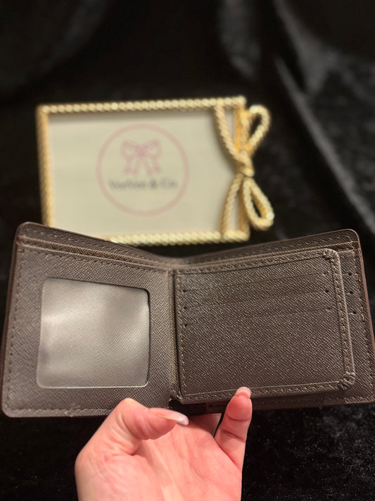 The Everyday Tan Monogram Wallet