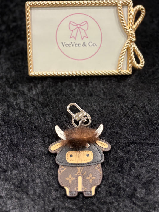 Fluffy Highland Mini Charm