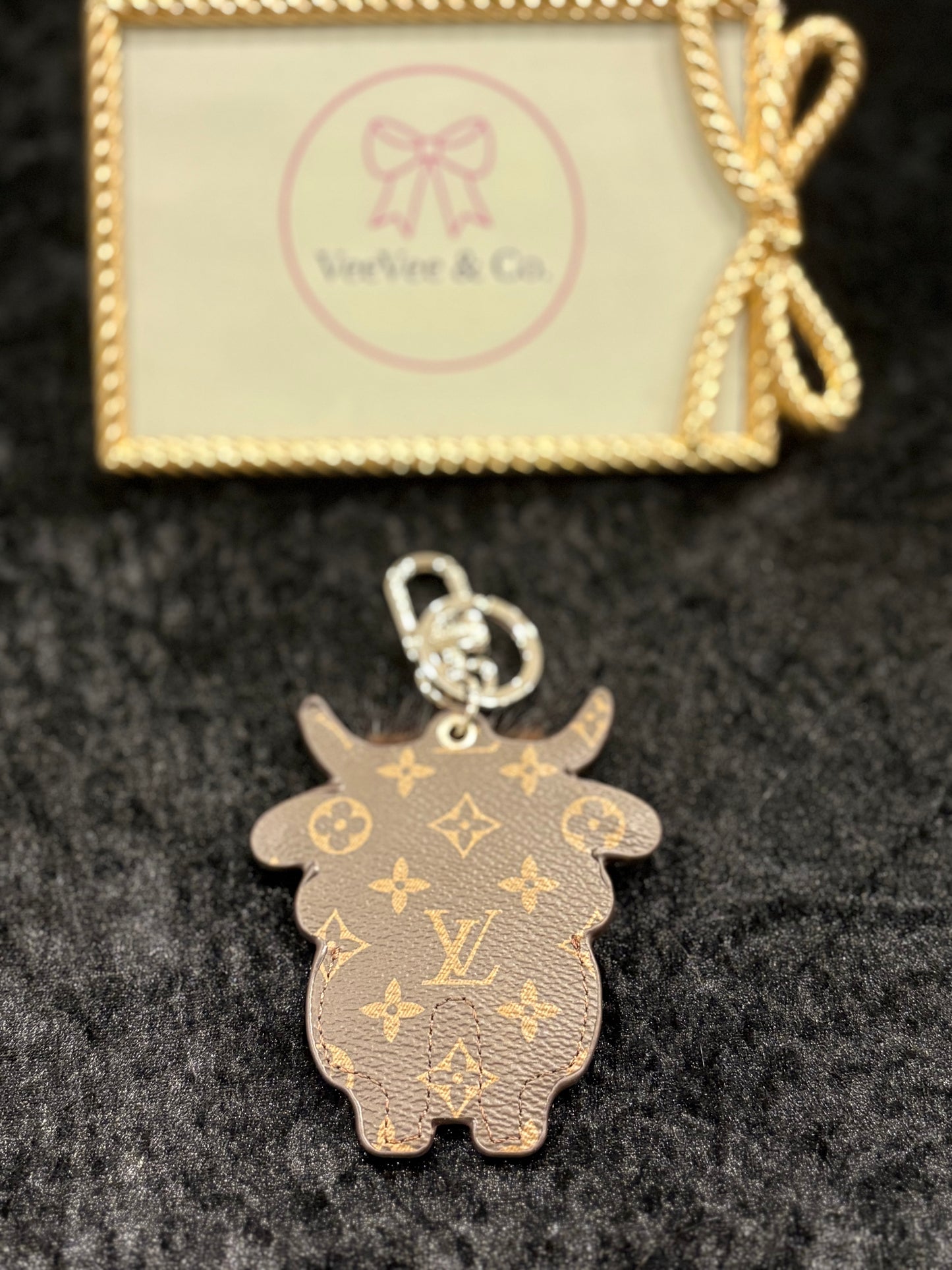 Fluffy Highland Mini Charm