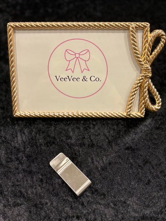 Minimalist Silver Money Clip