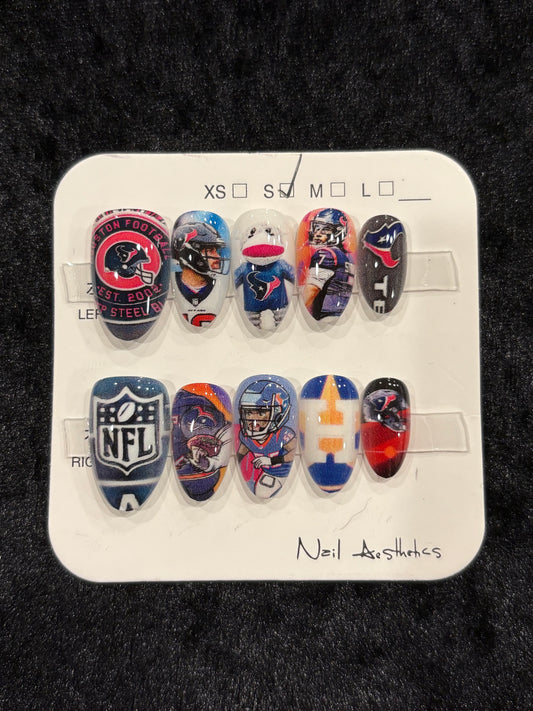 Sideline Slay Nails ~ (4 Team Styles)