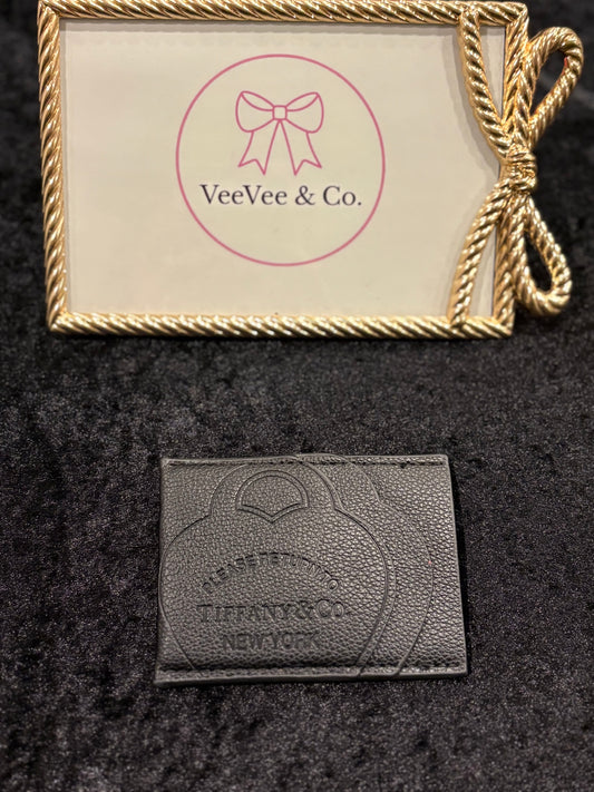 Little Black Luxe Card Holder