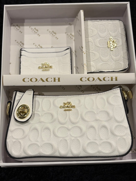 Snowy Chic Gift Set | Matching Card Holder & Mini Wallet