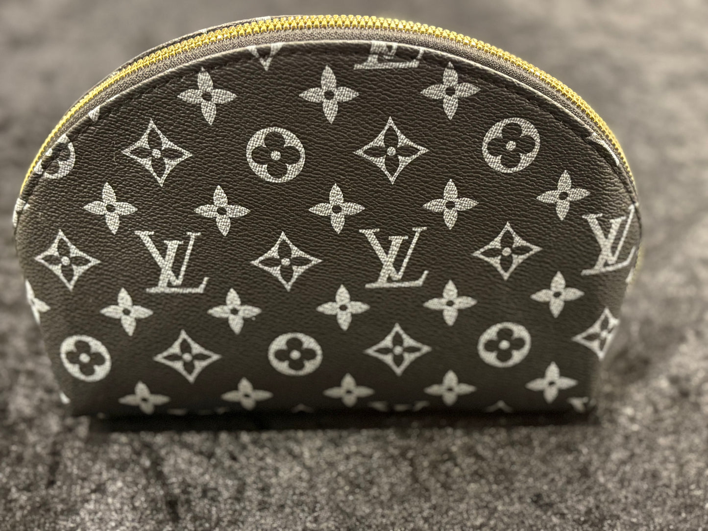 Luxe Monogram Beauty Bundle | 4-Piece Glam Bag Set