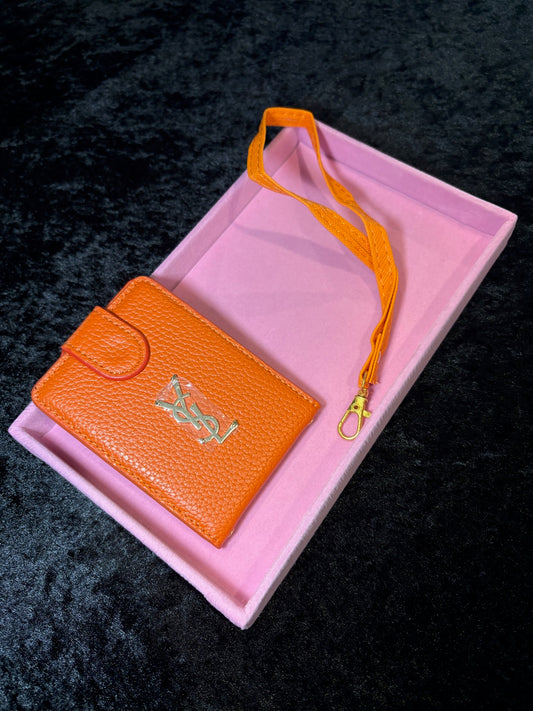 Sunset Luxe Card Holder & Wristlet Set
