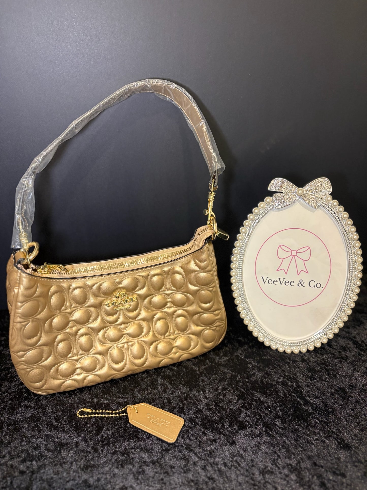 The Uptown Gold Bag