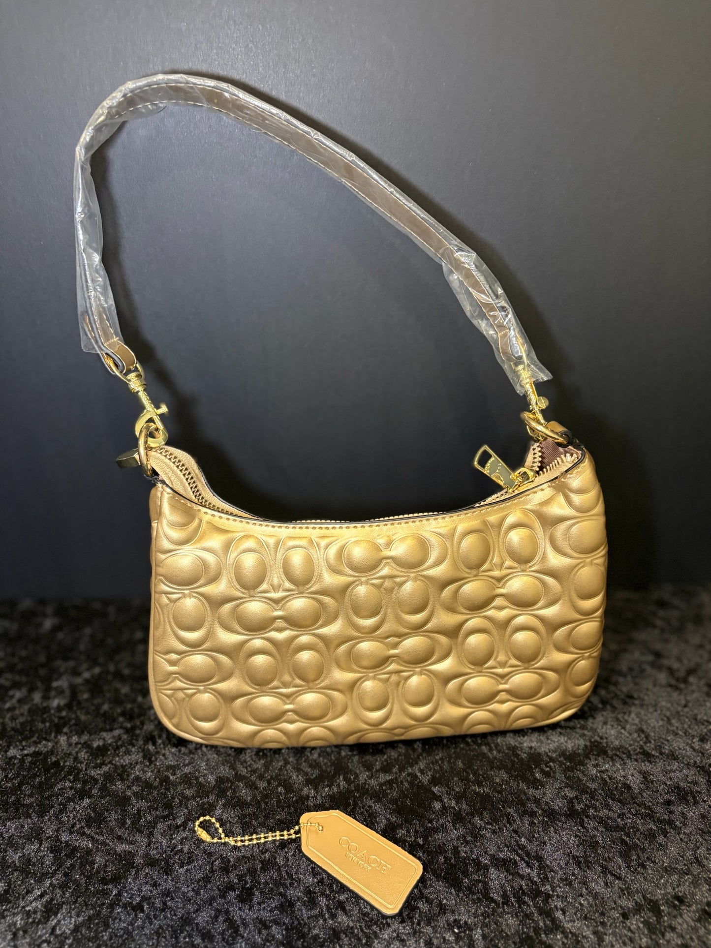 The Uptown Gold Bag