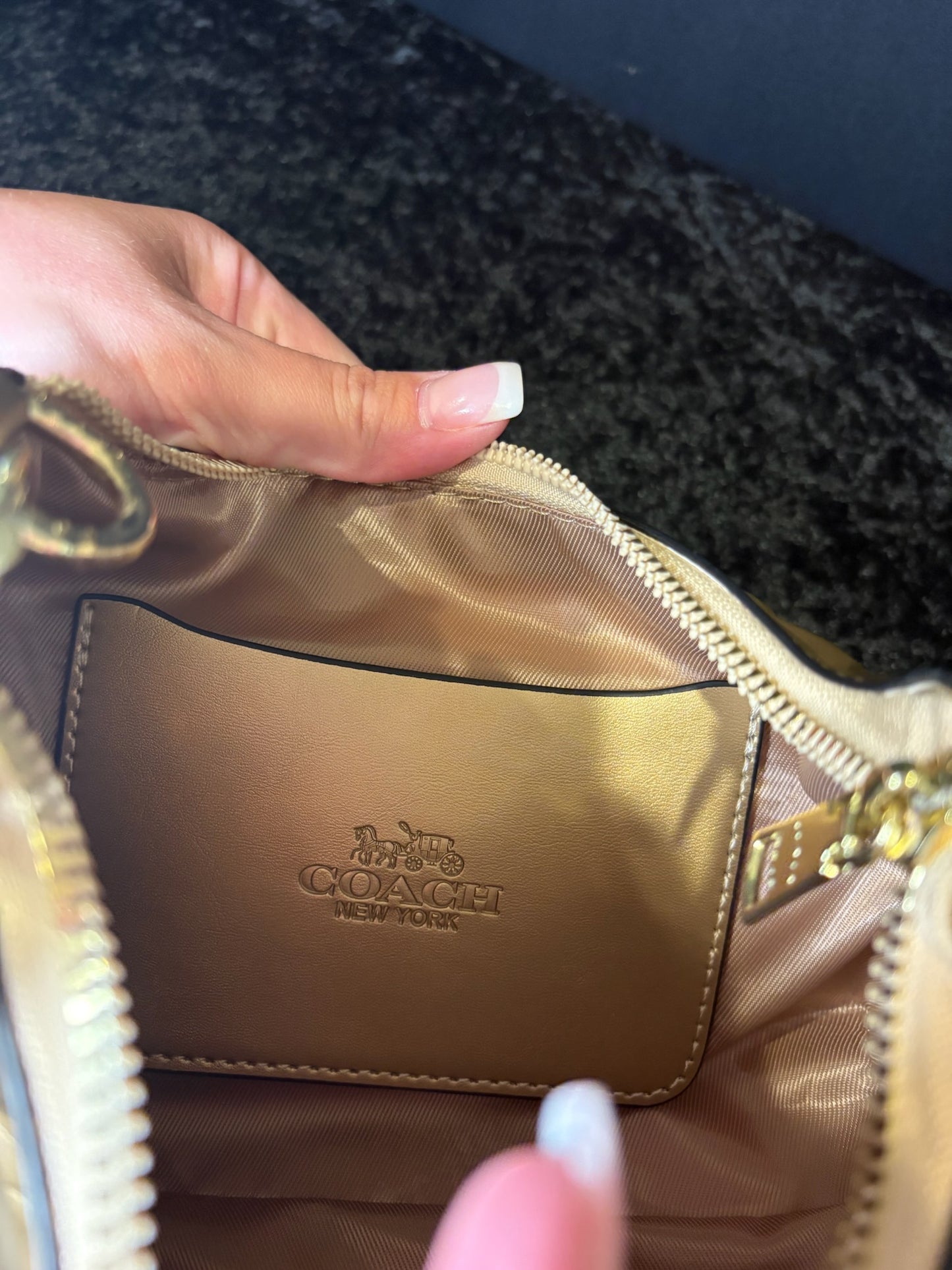 The Uptown Gold Bag