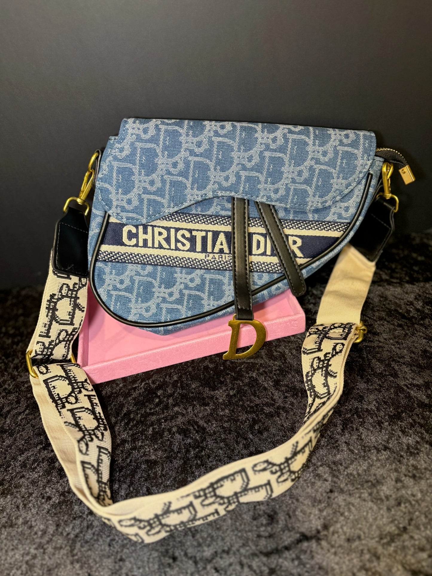 Denim Darling Saddle Bag