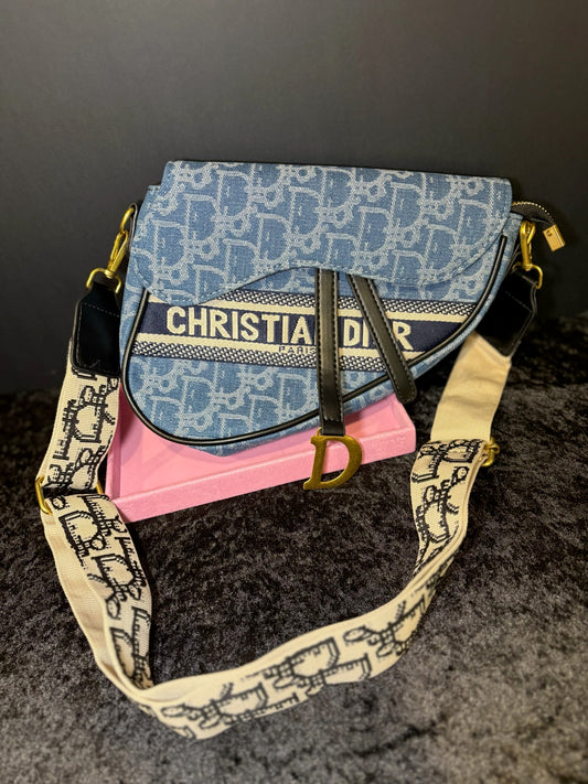Denim Darling Saddle Bag