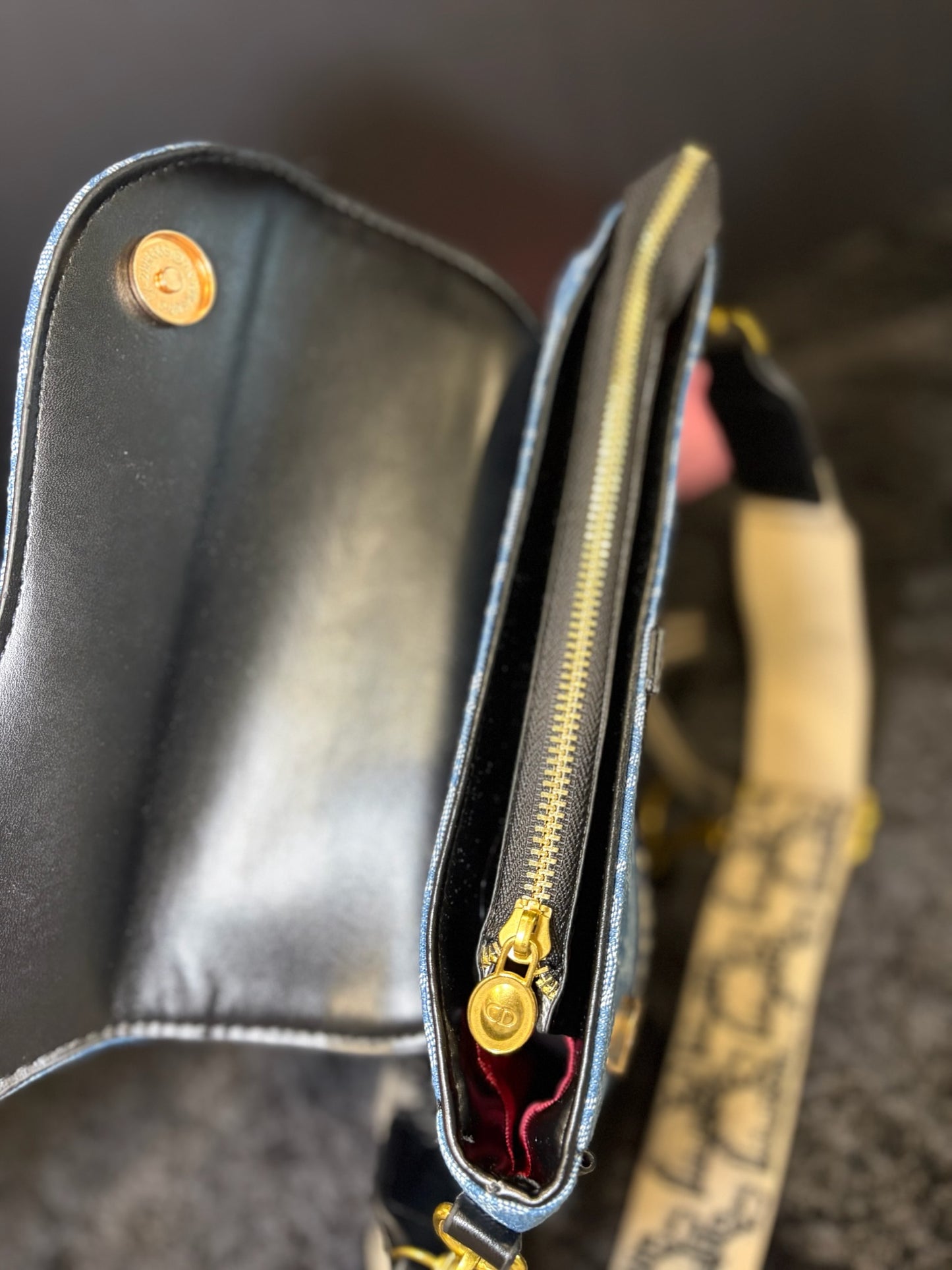 Denim Darling Saddle Bag