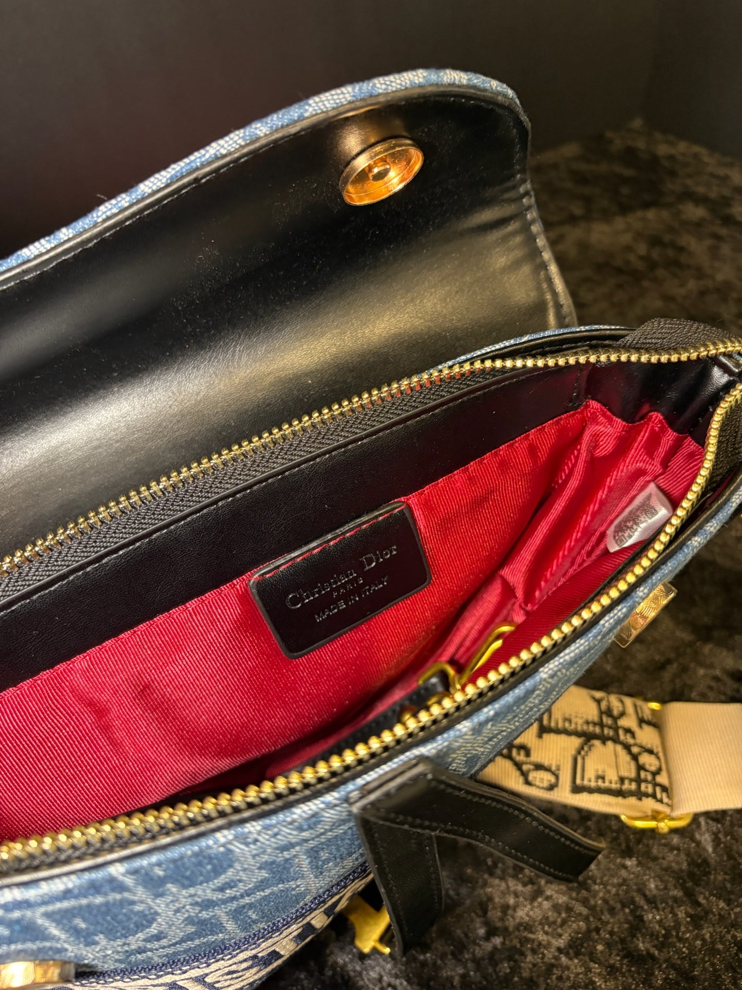 Denim Darling Saddle Bag