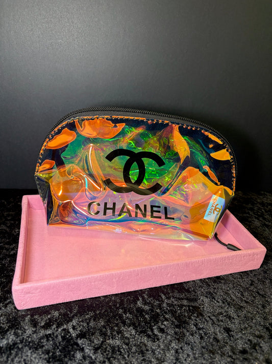 Holographic Glam Beauty Pouch