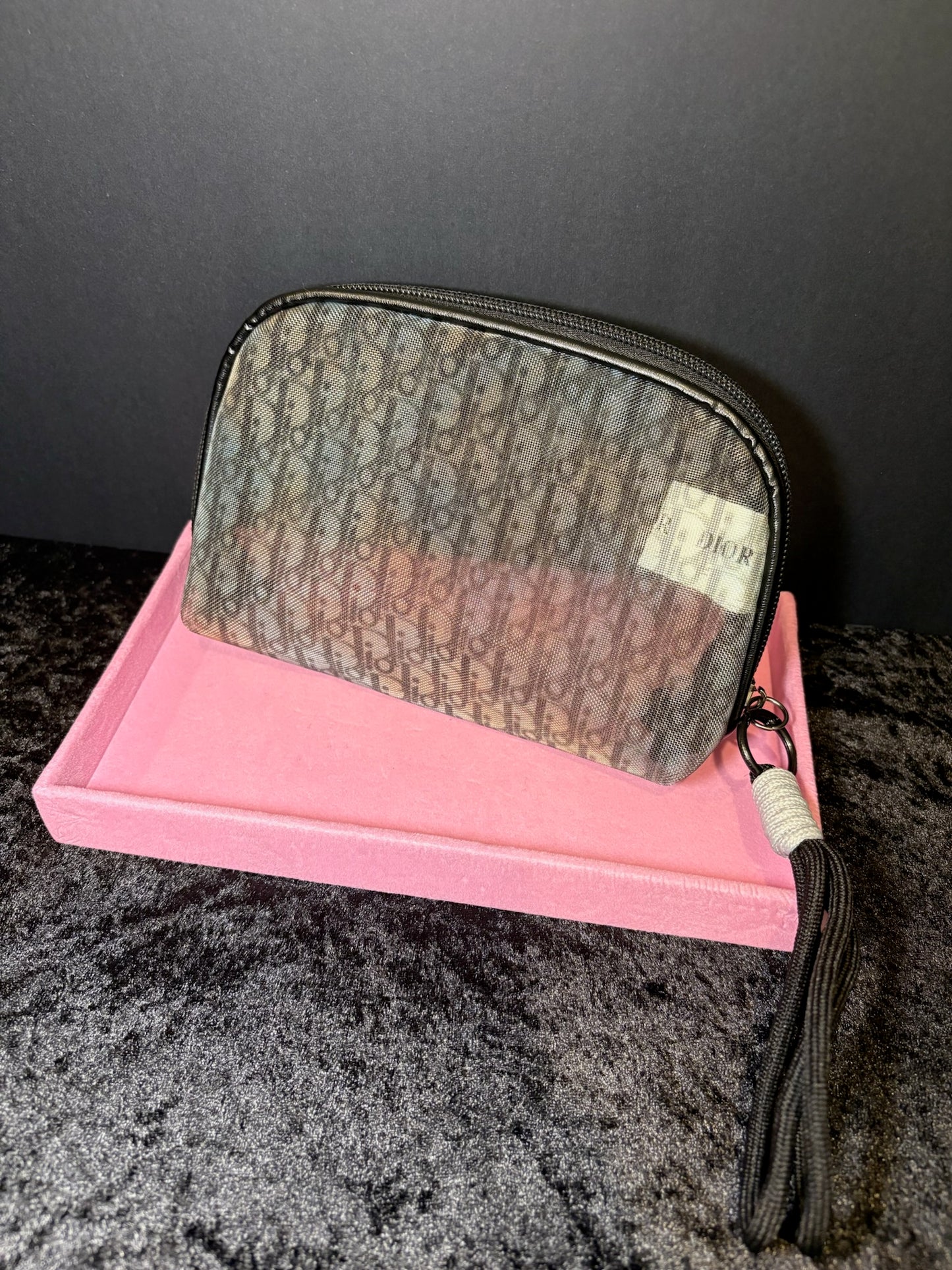 Smoked Charcoal Travel Pouch