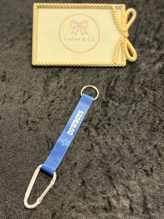 Game Day Ready Cowboys Mini Lanyard Keychain