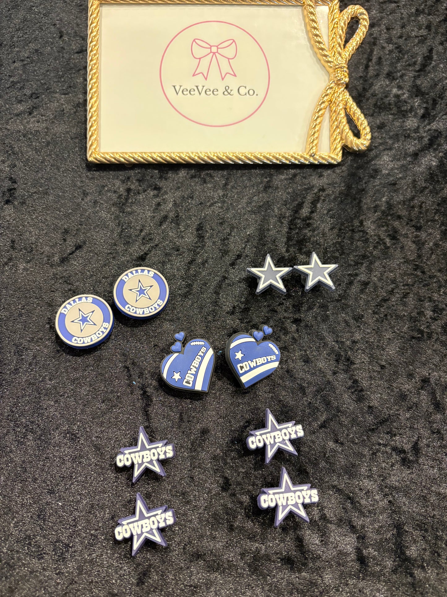 Cowboys Croc Charm Set – 4 Styles Available