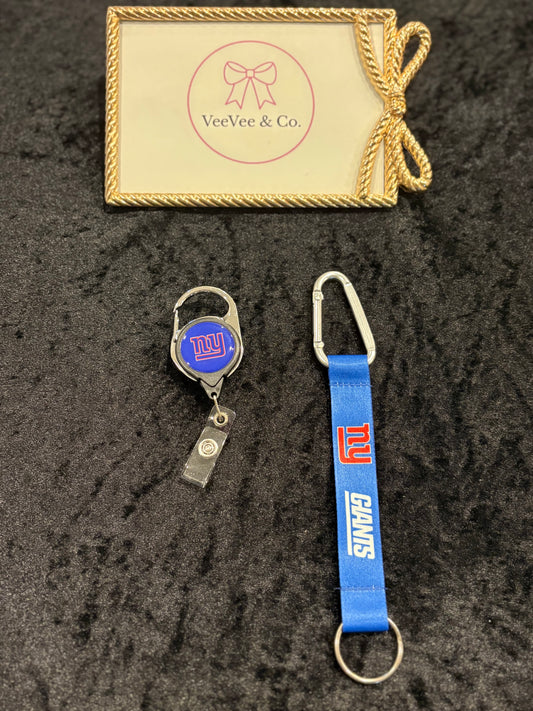 Giants Everyday Carry Set | Keychain Lanyard & Badge Reel
