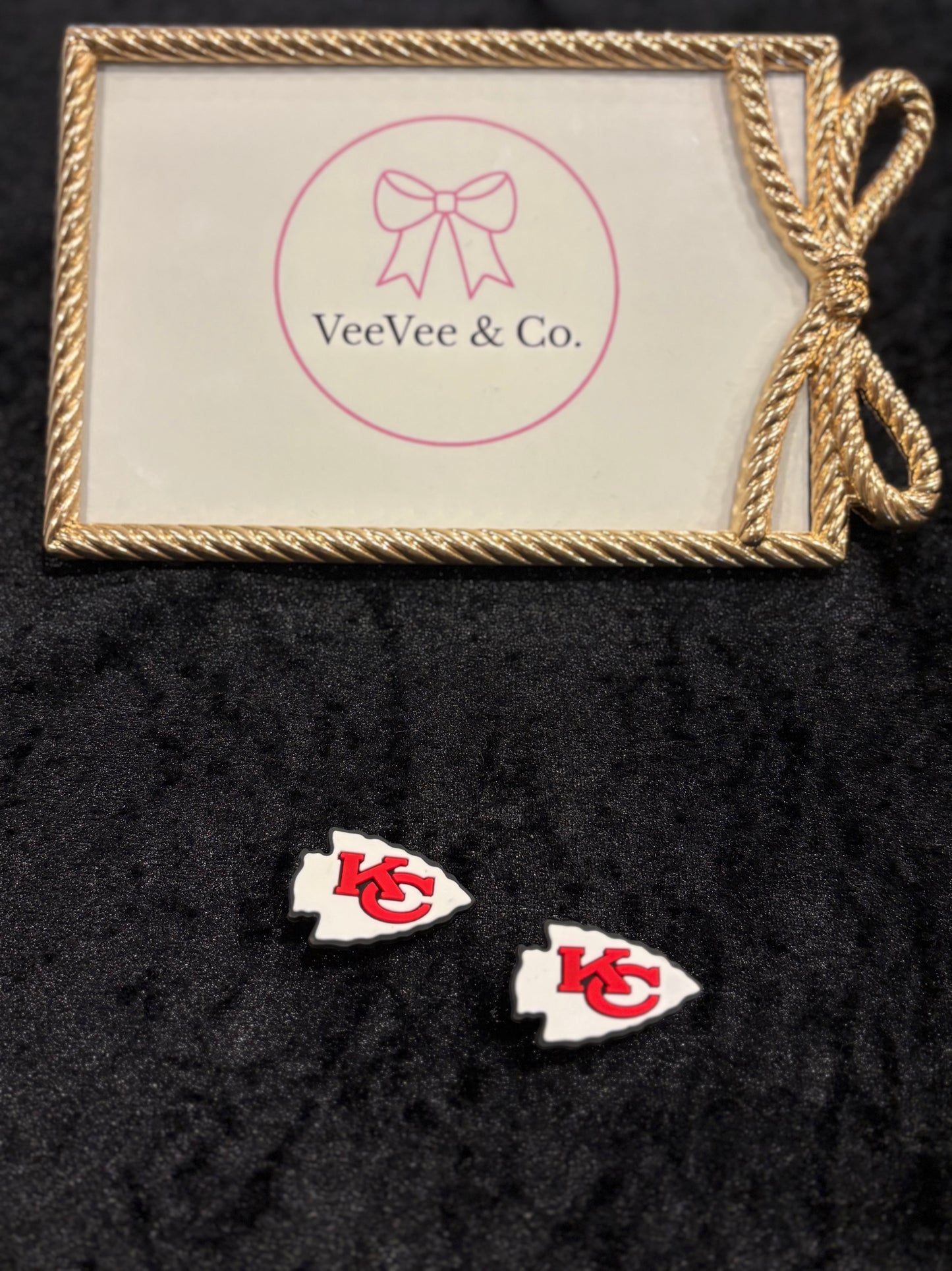 Arrowhead Charm Set | Kansas City Croc Charms (2 Piece)