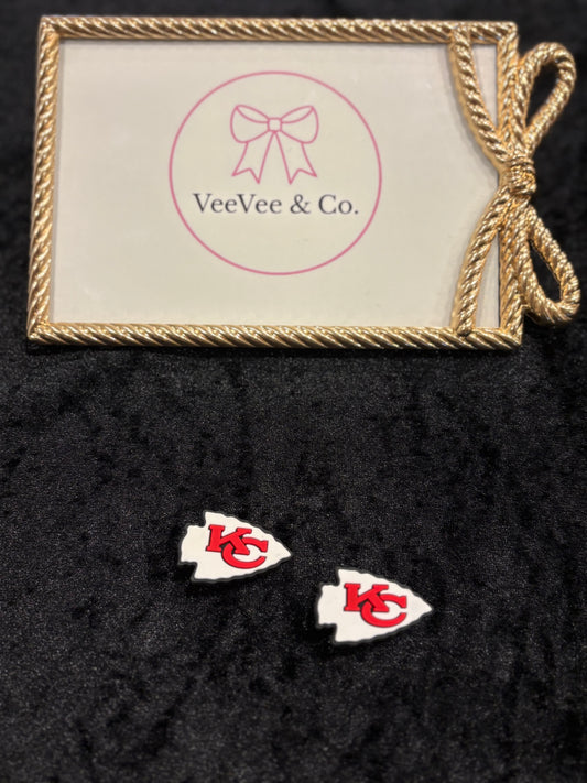 Arrowhead Charm Set | Kansas City Croc Charms (2 Piece)