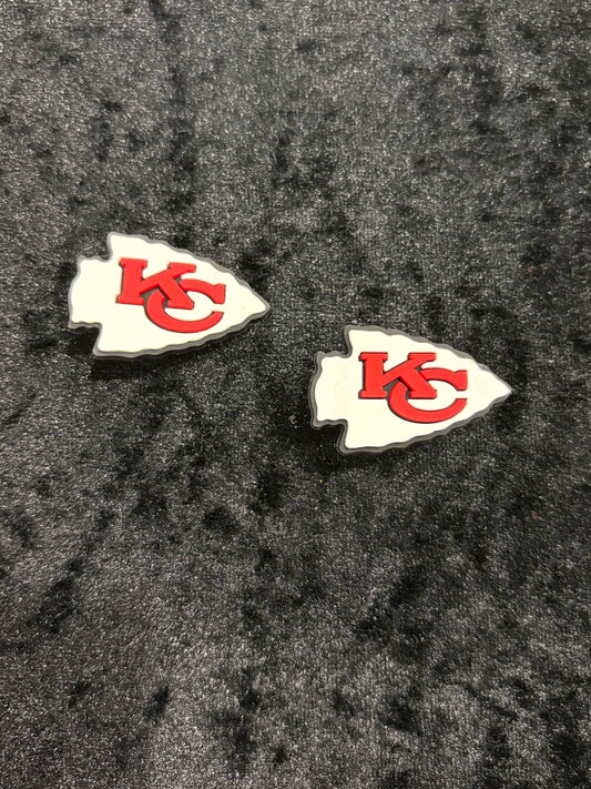 Arrowhead Charm Set | Kansas City Croc Charms (2 Piece)
