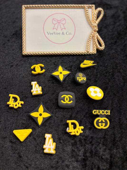 Sunshine Chic 13-Piece Luxe Style Croc Charm Set