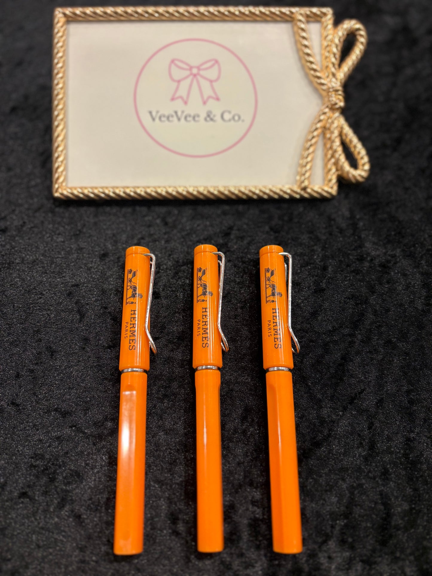Iconic Orange Luxe Pen Trio