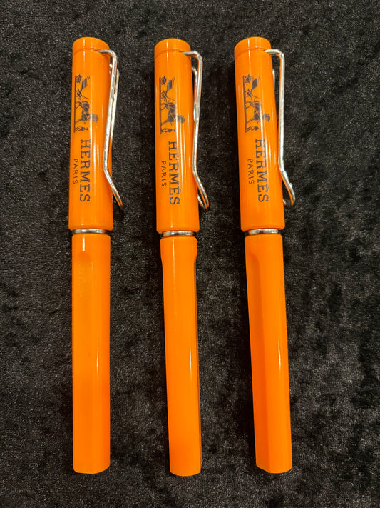 Iconic Orange Luxe Pen Trio