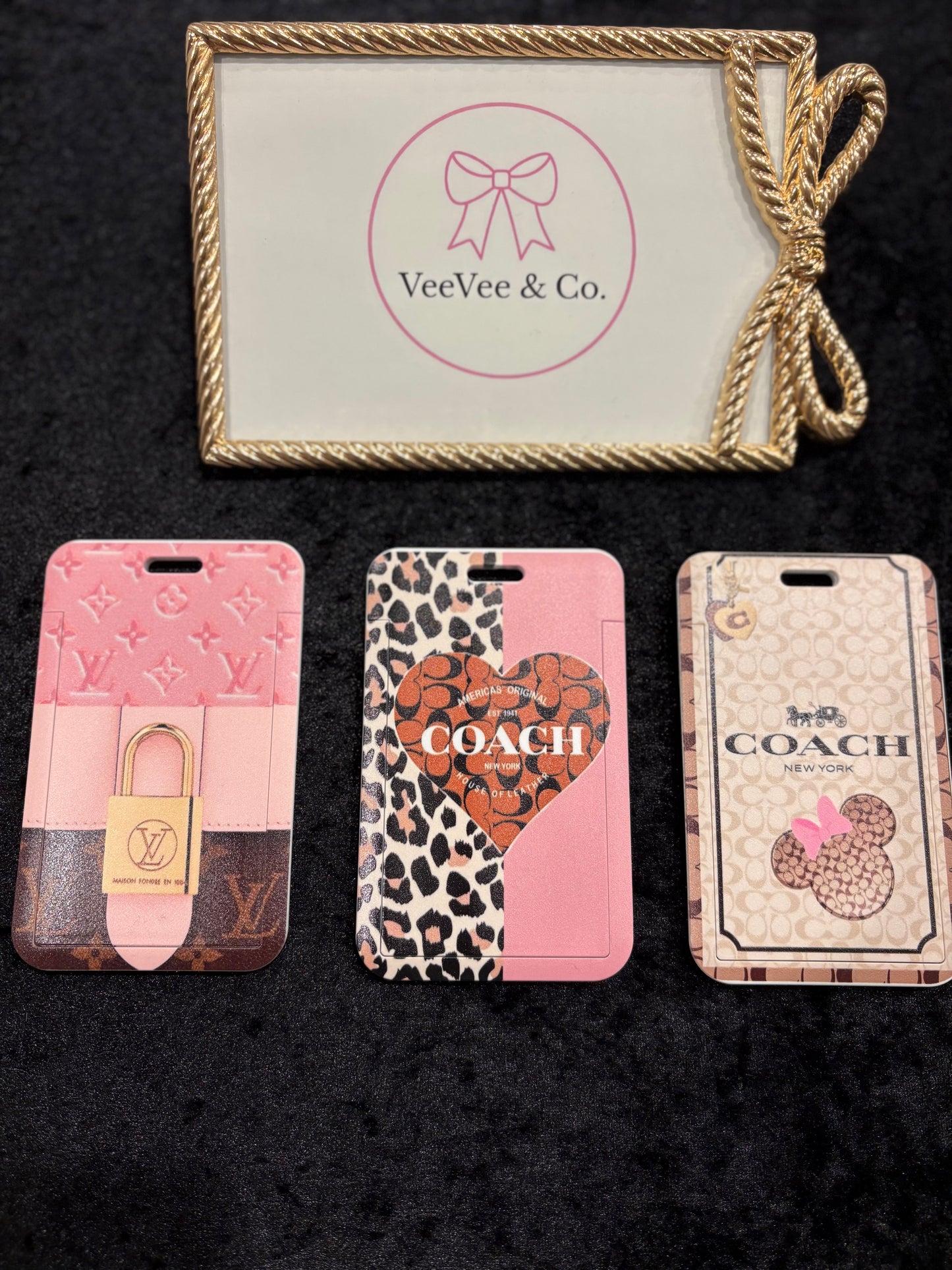 Chic Luxe-Inspired Badge Holder & Lanyard Sets | Trendy ID Holder | Cute Work Accessories | 3 Stylish Variants