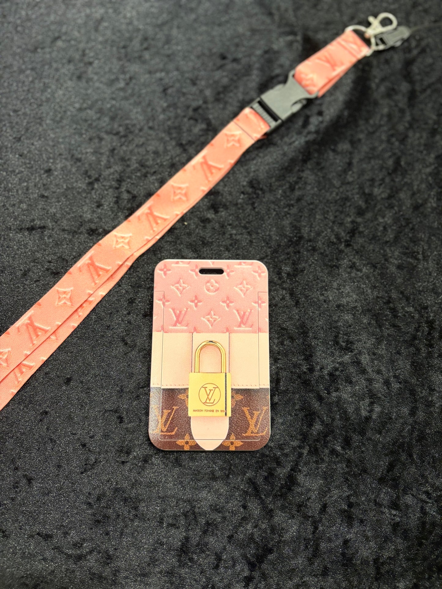 Chic Luxe-Inspired Badge Holder & Lanyard Sets | Trendy ID Holder | Cute Work Accessories | 3 Stylish Variants