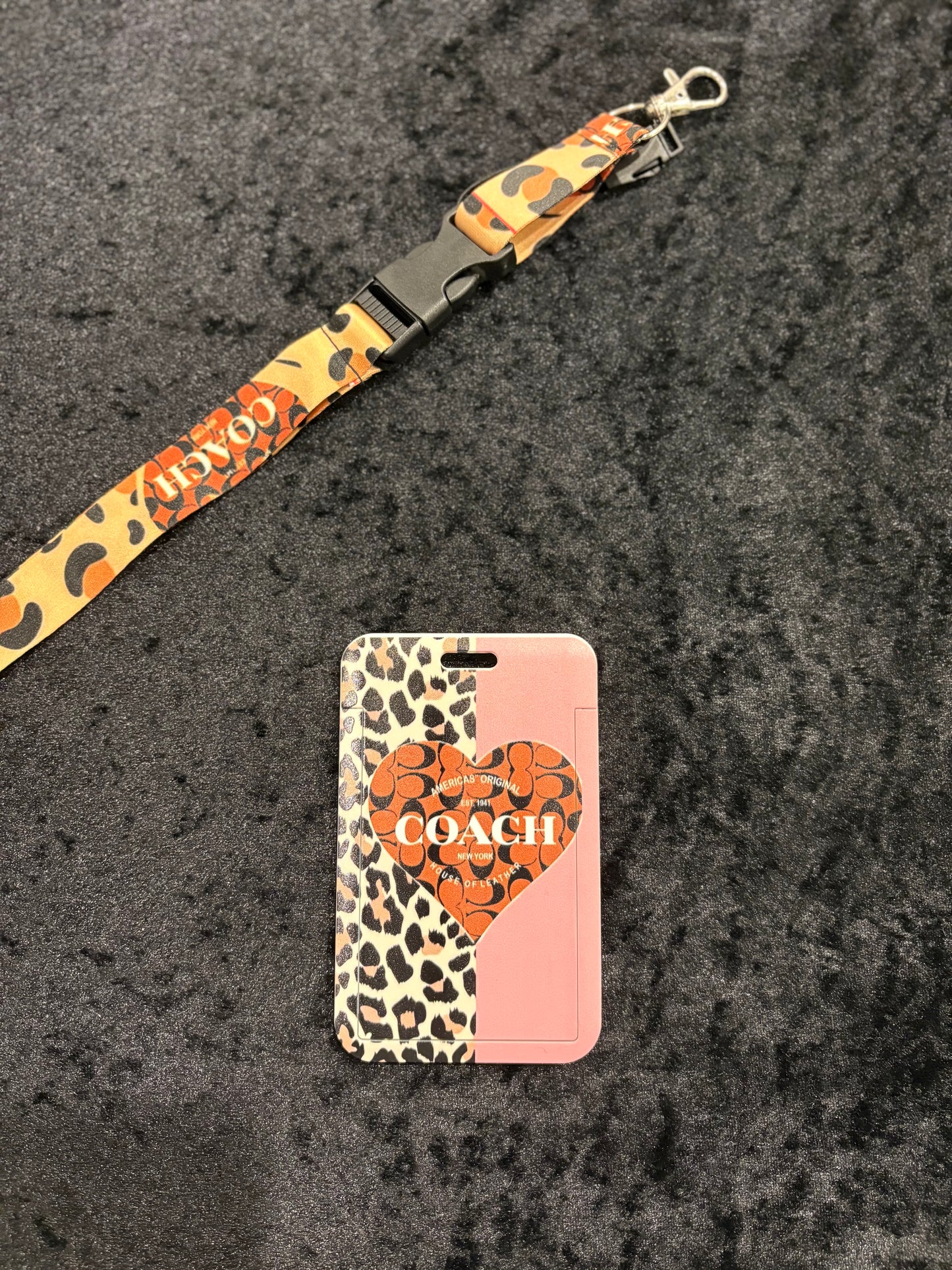 Chic Luxe-Inspired Badge Holder & Lanyard Sets | Trendy ID Holder | Cute Work Accessories | 3 Stylish Variants