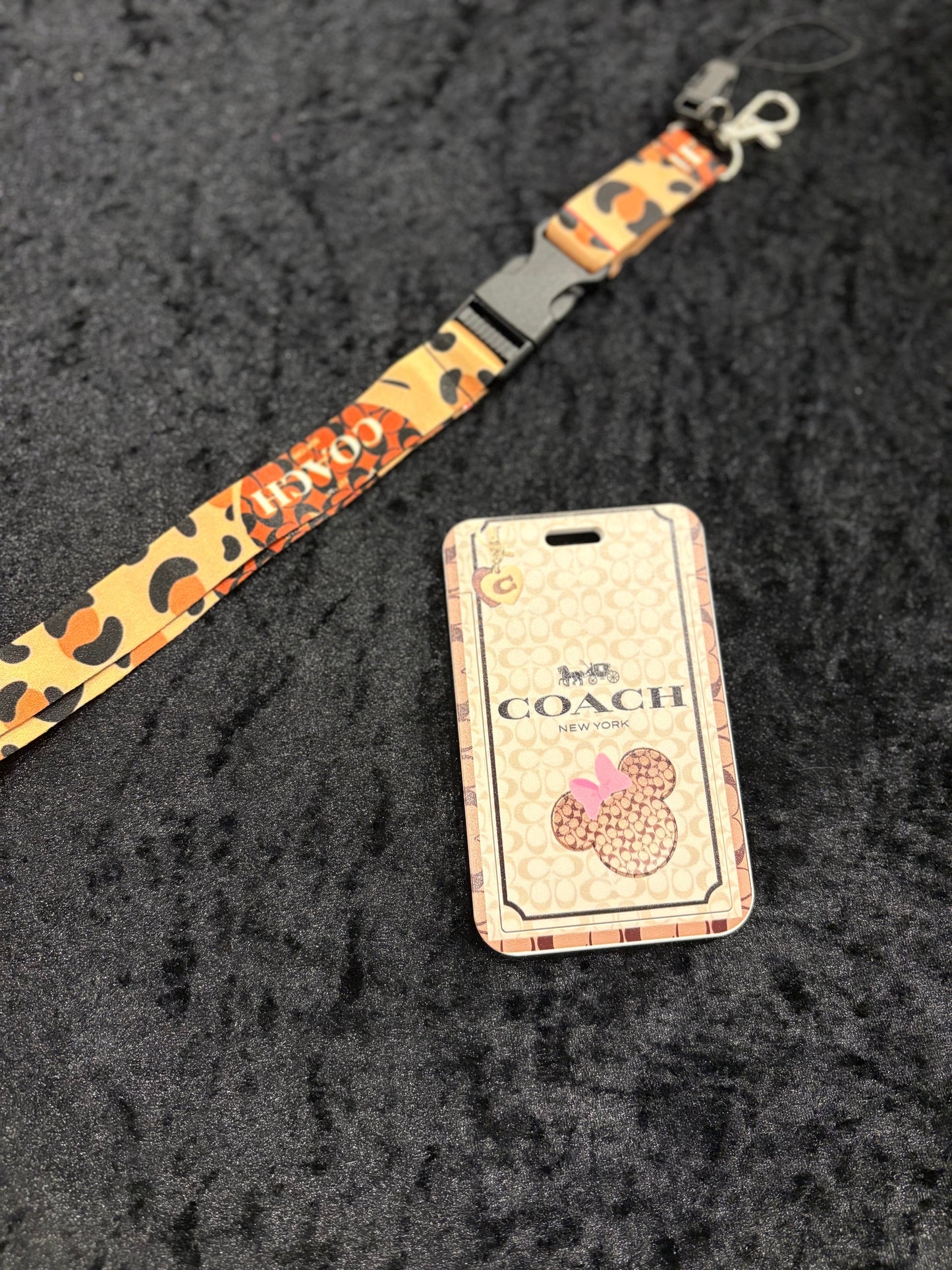 Chic Luxe-Inspired Badge Holder & Lanyard Sets | Trendy ID Holder | Cute Work Accessories | 3 Stylish Variants