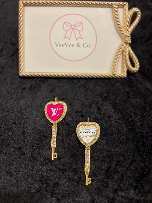 Rhinestone Statement Keys - Pendants