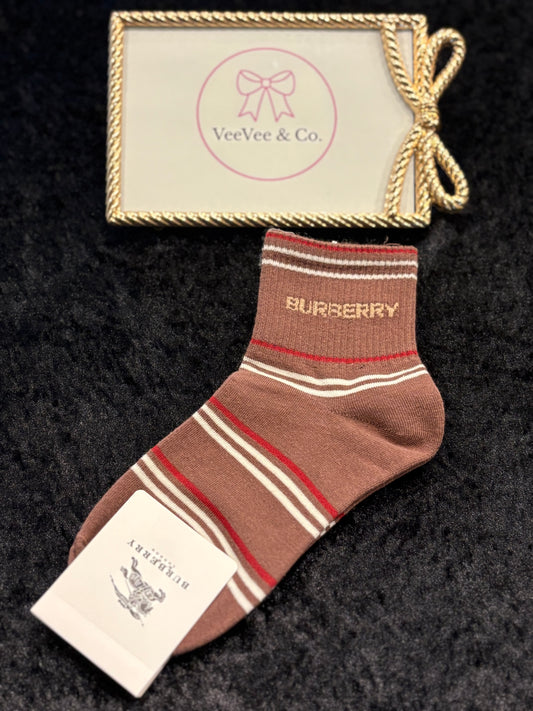 Cozy Chic Stripe Crew Socks