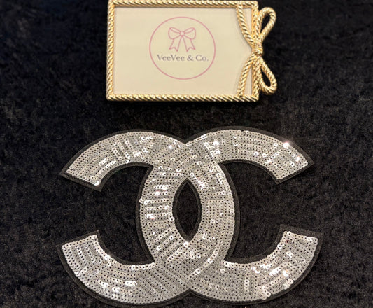 Glam Glow Letter Sequin Iron-On Patch Collection ~ 5 Styles