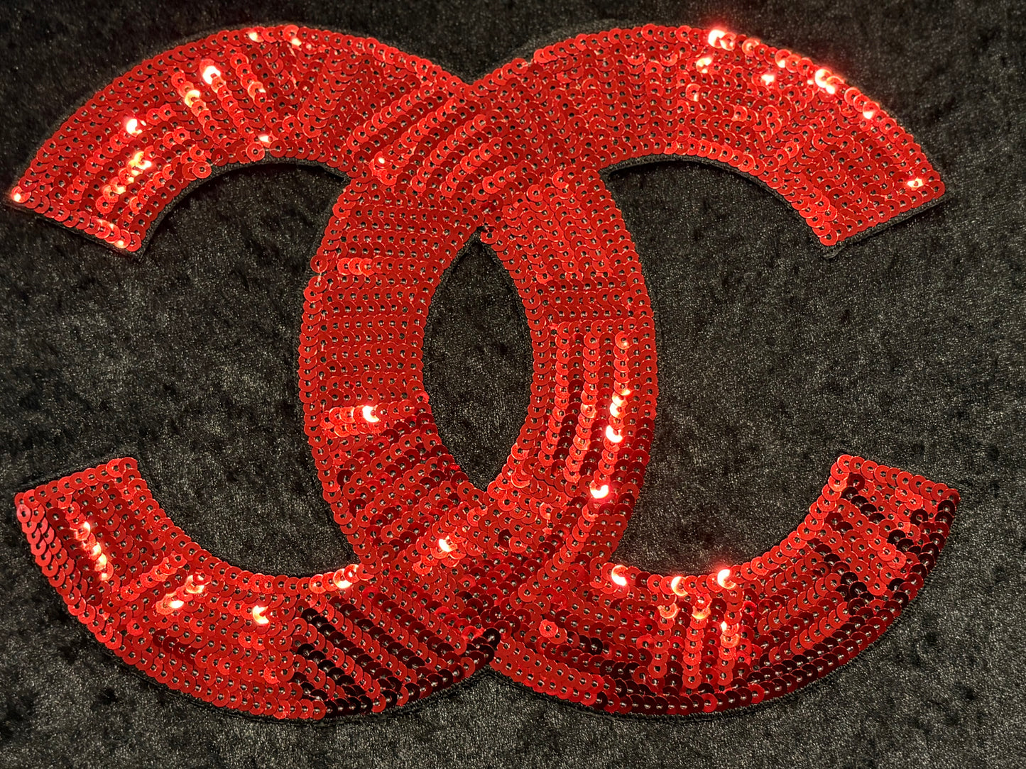 Glam Glow Letter Sequin Iron-On Patch Collection ~ 5 Styles
