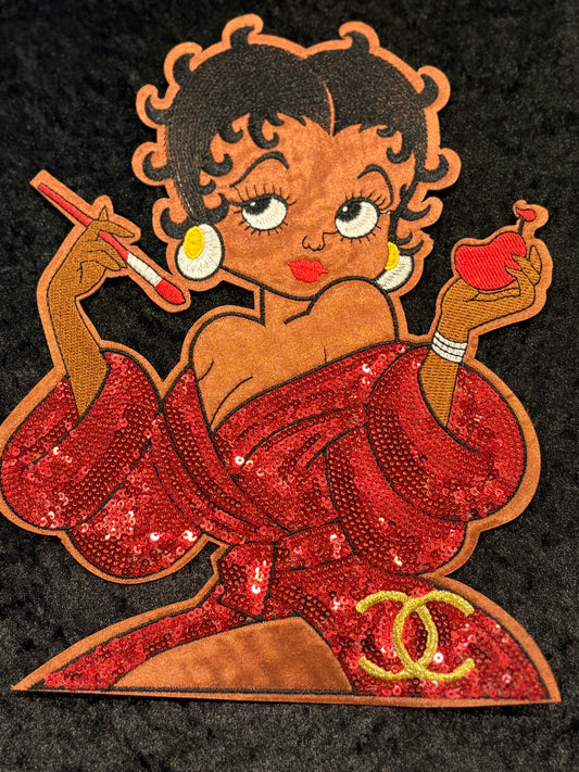 Darling Diva Sequin Iron-On Patch