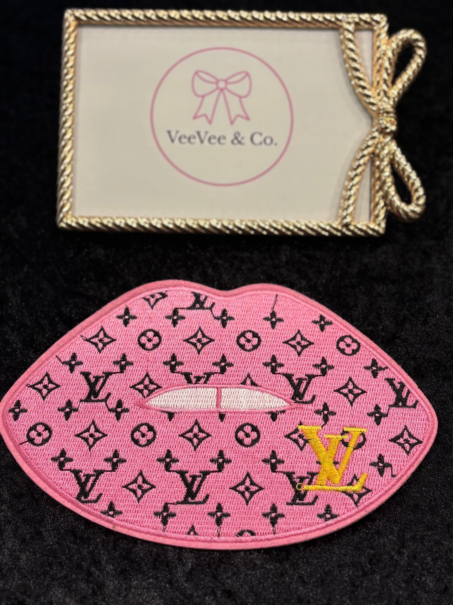 Pretty Pout Lip Iron-On Patch
