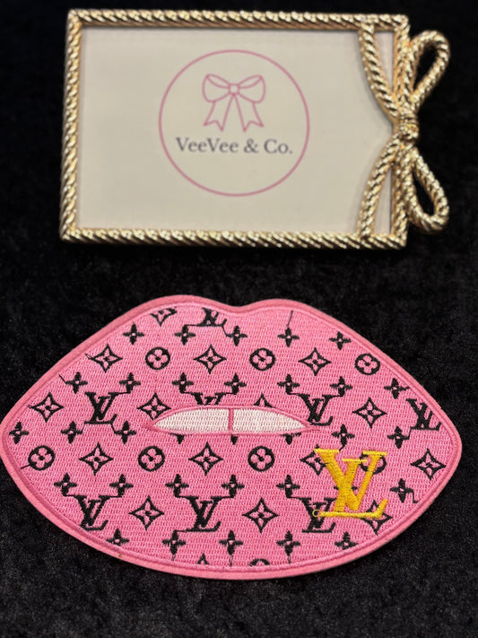 Pretty Pout Lip Iron-On Patch