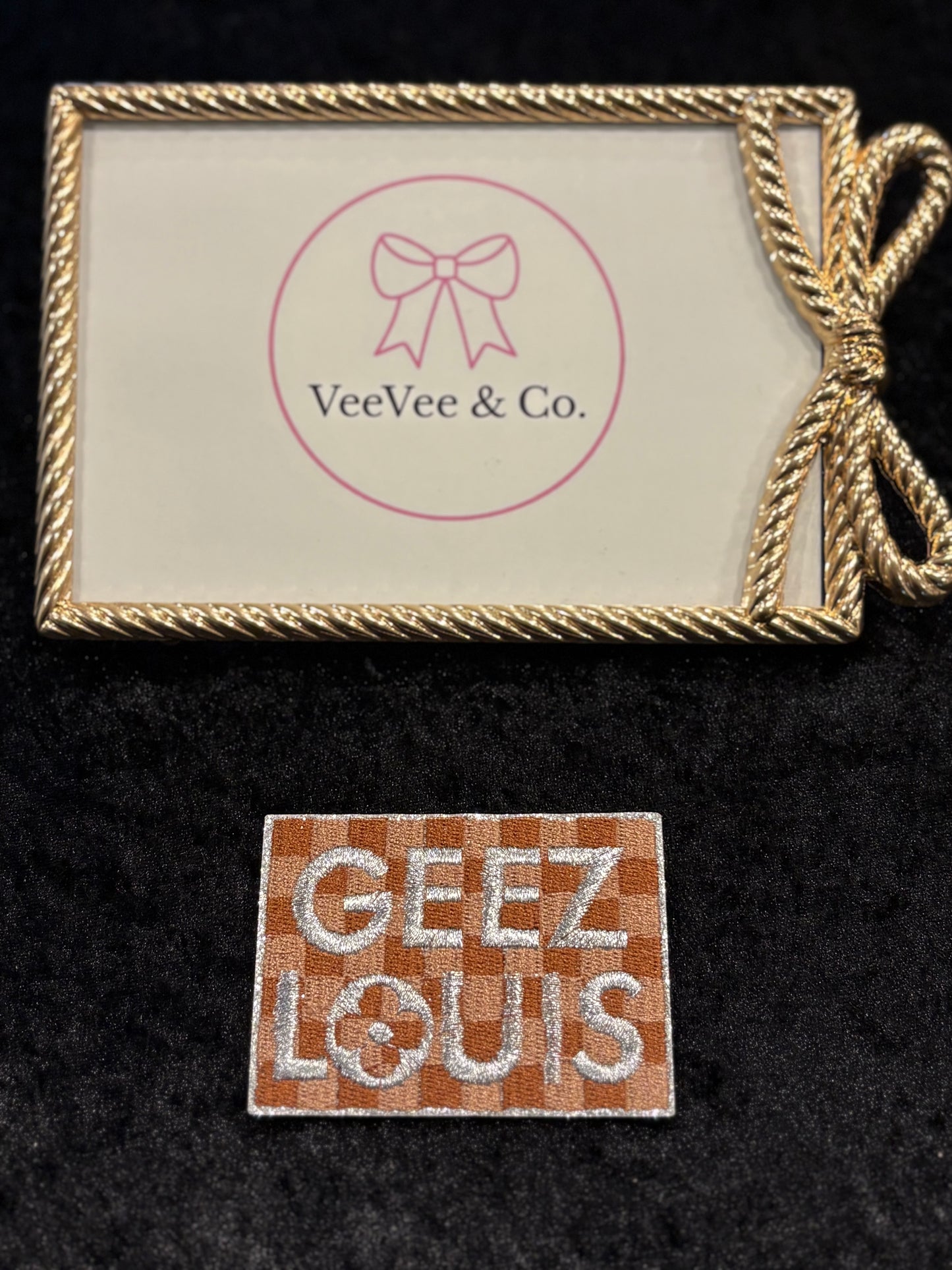 Trendy Checkered Iron-On Patch